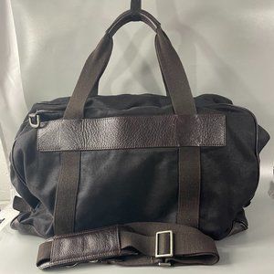 Penguin by Munsingwear Canvas/Leather Classic Weekender Overnight Duffel Bag